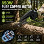 🌿 6-Inch Cordless Mini Chainsaw – Brushless 900W Pruning Saw with 2 Batteries