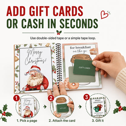 🔥 LIMITED-TIME 48% OFF — Christmas Gift Card Book