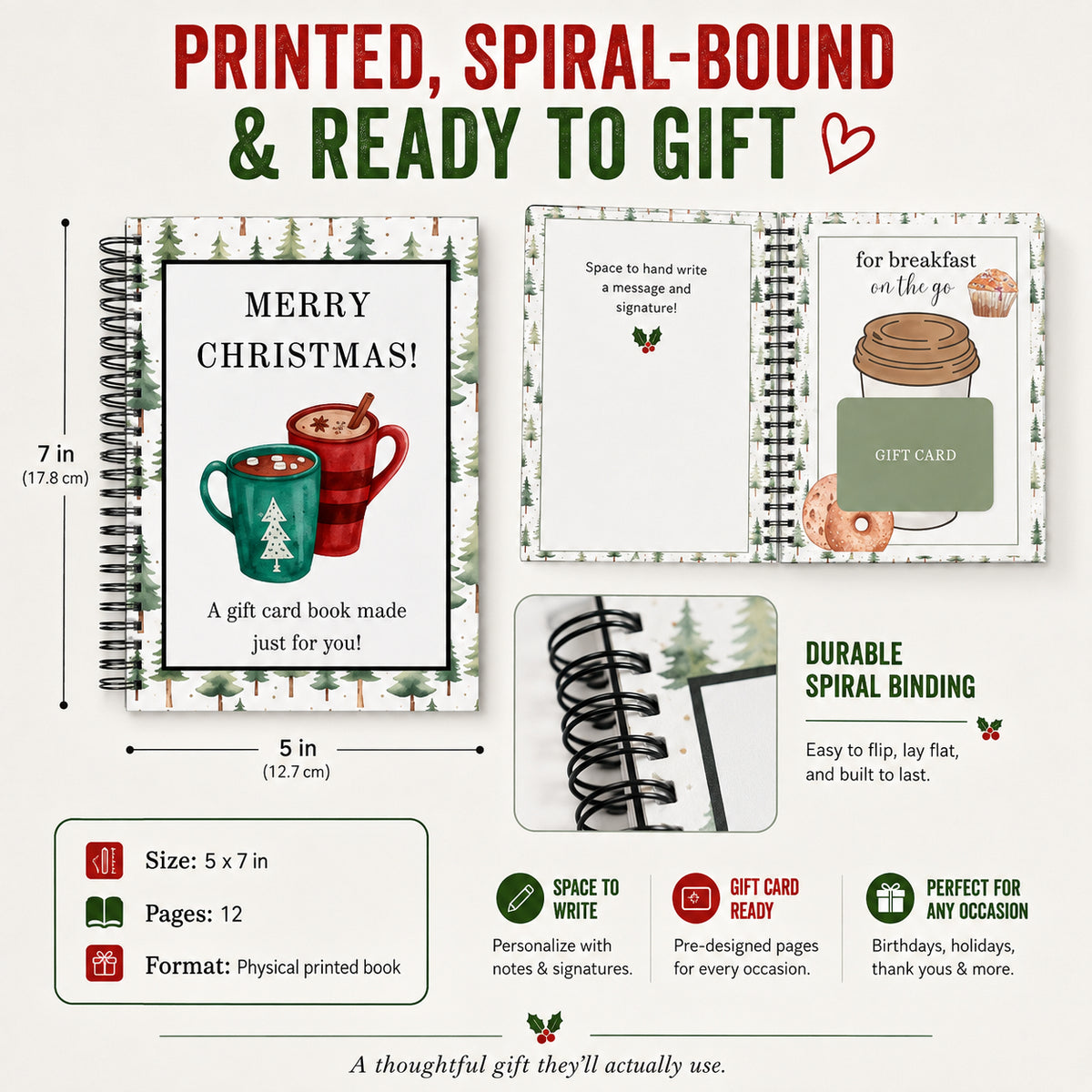🔥 LIMITED-TIME 48% OFF — Christmas Gift Card Book