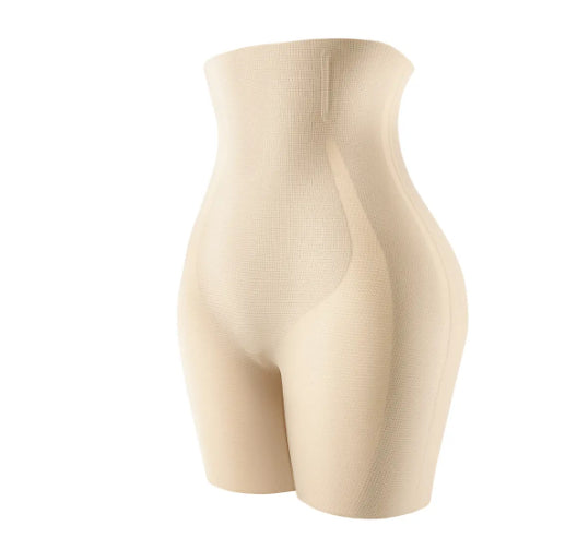 Shapewear size guide with waist and hip measuring instructions