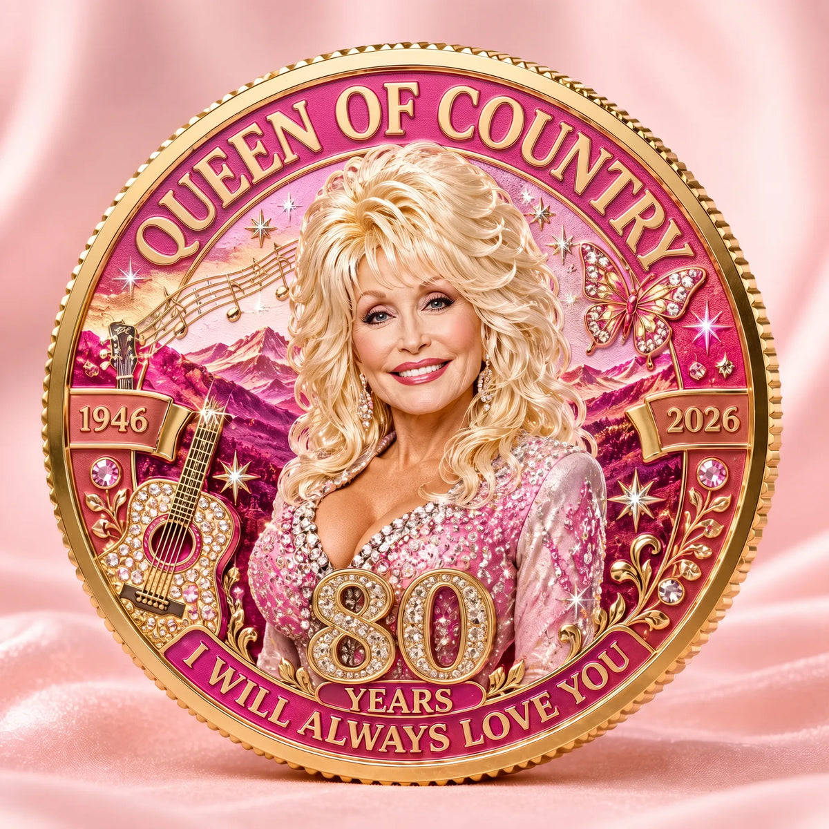 Queen of Country 80th Anniversary Commemorative Coin