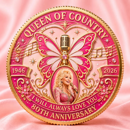 Queen of Country 80th Anniversary Commemorative Coin